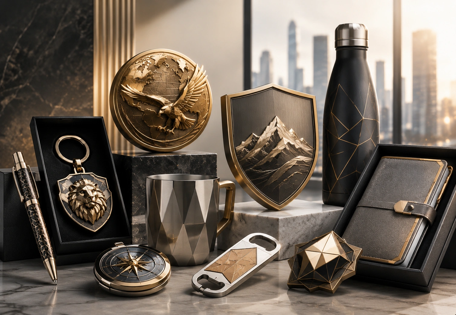 Corporate promotional metal gifts