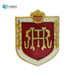Custom SASMC Badge Pin – Enamel Winged Emblem Pin - Image 3