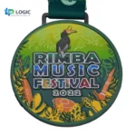 Custom Rumba Music Festival Medal – Colorful Event Commemorative Medal