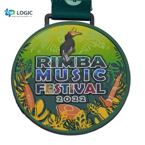 Custom Medals - 3D Medals0010 Custom Rumba Music Festival Medal – Colorful Event Commemorative Medal - Image 1