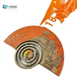 Custom City Marathon Medal with Concentric Design – Half-Round Running Award - Image 4