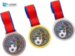 Custom Soccer Medal Set – Gold, Silver & Bronze Football Award Medals