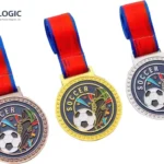 Custom Soccer Medal Set – Gold, Silver & Bronze Football Award Medals