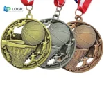 Custom Basketball Medals Set – Gold Silver Bronze Sports Award Medals