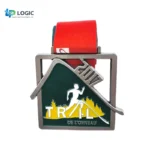 Custom Trail Running Medal with Ribbon – Mountain Race Finisher Medal - Image 5