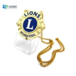 3D logo, Lions Club commemorative medal, annual commemorative medal