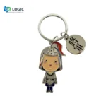 Custom Cartoon Character Metal Keychains – Anime & Mascot Key Ring Set - Image 7