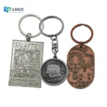 Custom Cartoon Metal Keychains – Anime Character Engraved Key Ring Set
