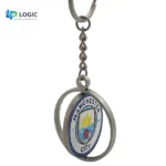 Custom Rotating Metal Keychain – Spinning AC Milan Logo Key Ring - Image 6