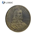 Custom Gold Plated Commemorative Coin with 3D Relief Portrait Design - Image 7