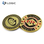 Custom Enamel Challenge Coin with Multi-Color Logo Design - Image 4