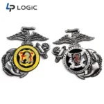 Custom Military Challenge Coin with 3D Relief, Enamel & Display Case Design - Image 7