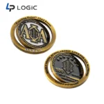 Custom Spinning Challenge Coin with Double-Sided 3D Relief Design - Image 5