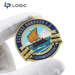 Custom Enamel Commemorative Challenge Coin with Detailed Logo Design - Image 5