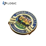 Custom Enamel Commemorative Challenge Coin with Detailed Logo Design - Image 6